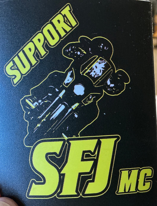 SFJ SUPPORT/BIKE  Stickers