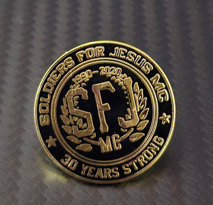 PIN - 30th Anniversary Pin - 1" round