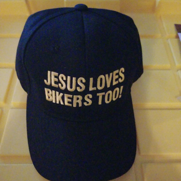 JESUS LOVES BIKERS TOO CAP