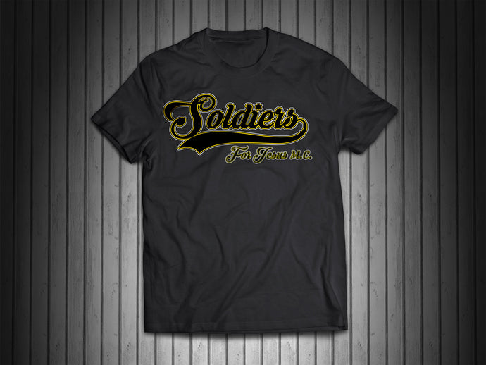 Soldiers For Jesus Support Baseball Tee