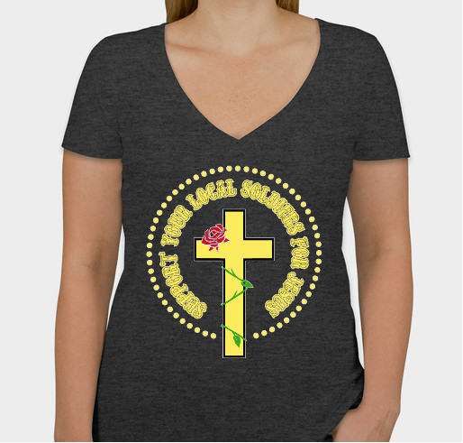 YELLOW CROSS - BLK - SS