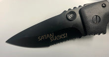 Load image into Gallery viewer, Folding Knife - Satan Sucks